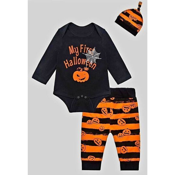 NWOT UNISEX MY FIRST HALLOWEEN OUTFIT - Picture 1 of 7